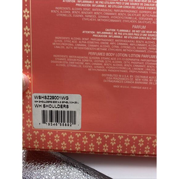 White Shoulders Perfume Gift Set Boxed NEW 4.5 Fl Oz Eau de Cologne Mini Lotion - Picture 8 of 9